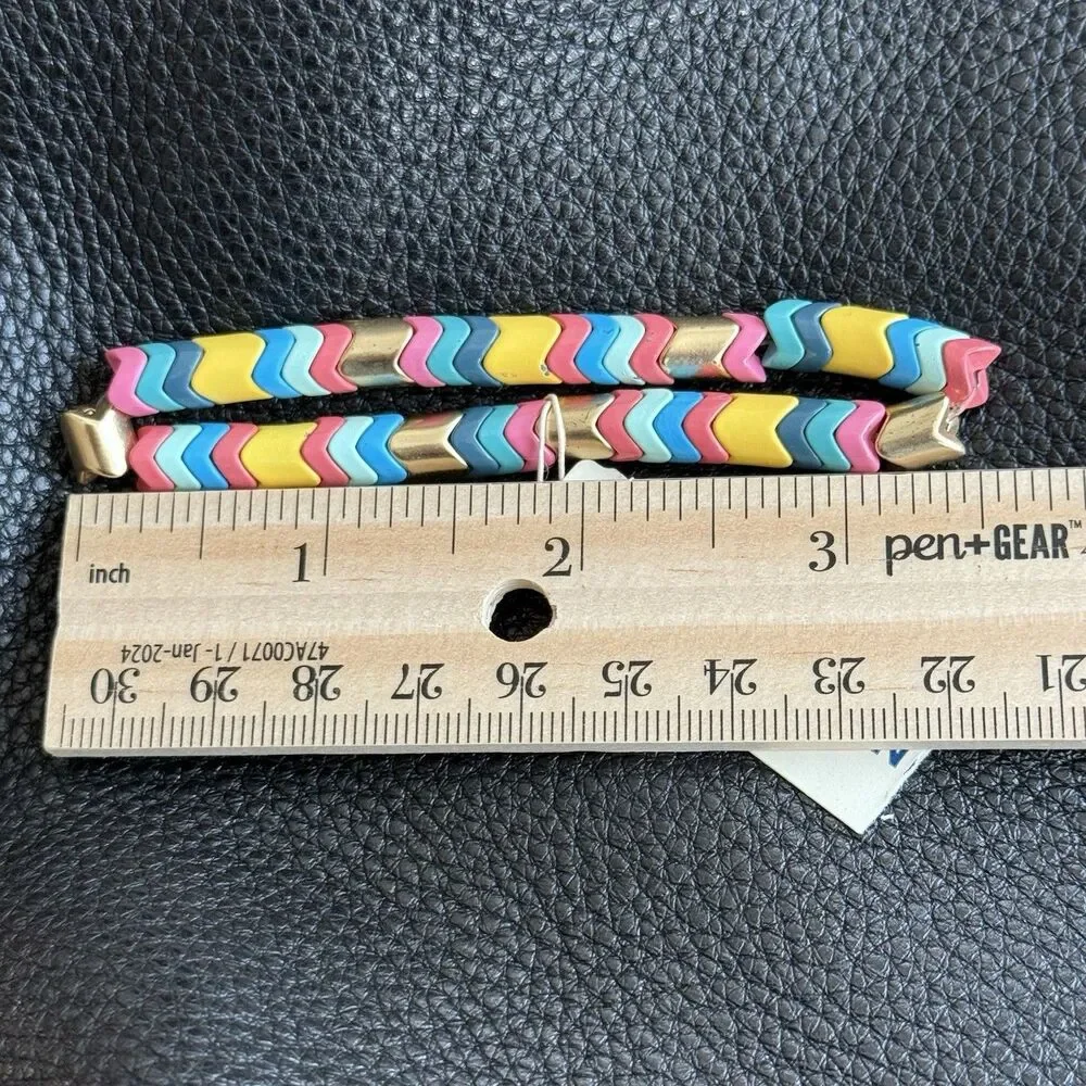 Lucky Brand Womens‎ Beaded Elastic Bracelet NWT